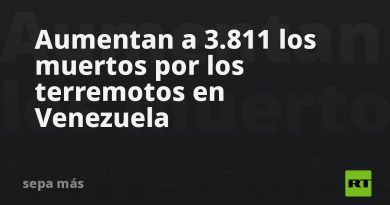 Aumentan a 3.811 los muertos por los terremotos en Venezuela