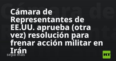 Cámara de Representantes de EE.UU. aprueba (otra vez) resolución para frenar acción militar en Irán