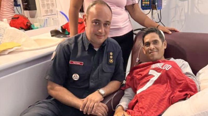 Del grito a la firma: el inesperado regalo de Cristiano Ronaldo que recibió un venezolano que pasó 7 días bajo escombros (FOTOS)