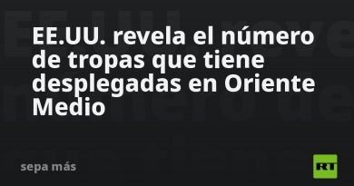 EE.UU. revela el número de tropas que tiene desplegadas en Oriente Medio
