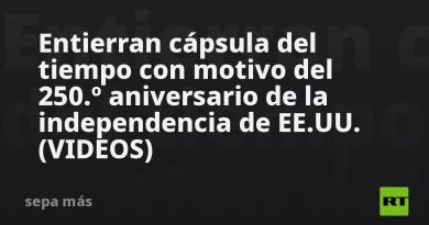 Entierran cápsula del tiempo mientras EE.UU. cumple 250 años: ¿qué contiene? (VIDEOS)