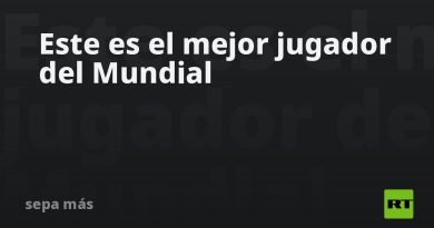 Este es el mejor jugador del Mundial
