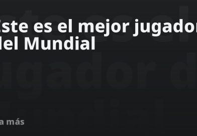 Este es el mejor jugador del Mundial