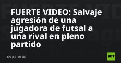 FUERTE VIDEO: Salvaje agresión de una jugadora de futsal a una rival en pleno partido