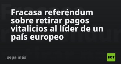 Fracasa referéndum sobre retirar pagos vitalicios al líder de un país europeo