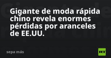 Gigante de moda rápida chino revela enormes pérdidas por aranceles de EE.UU.