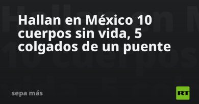Hallan en México 10 cuerpos sin vida, 5 colgados de un puente