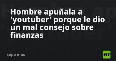 Hombre apuñala a 'youtuber' porque le dio un mal consejo sobre finanzas
