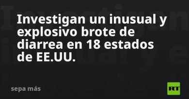 Investigan un inusual y explosivo brote de diarrea en 18 estados de EE.UU.