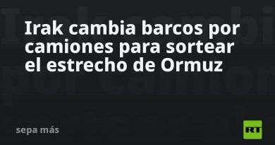 Irak cambia barcos por camiones para sortear el estrecho de Ormuz