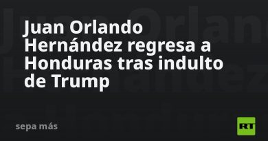 Juan Orlando Hernández regresa a Honduras tras indulto de Trump