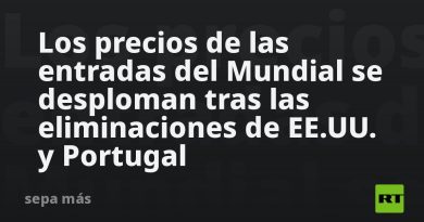 Los precios de las entradas del Mundial se desploman tras las eliminaciones de EE.UU. y Portugal