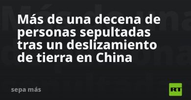 Más de una decena de personas sepultadas tras un deslizamiento de tierra en China