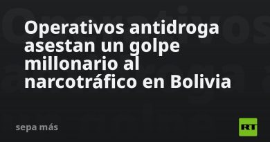 Operativos antidroga asestan un golpe millonario al narcotráfico en Bolivia