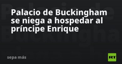 Palacio de Buckingham se niega a hospedar al príncipe Enrique