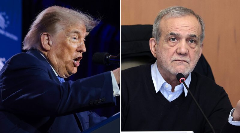 Pezeshkian reacciona a las declaraciones hostiles de Trump