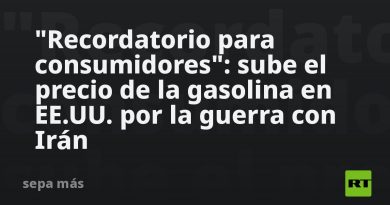 "Recordatorio para consumidores": sube el precio de la gasolina en EE.UU.