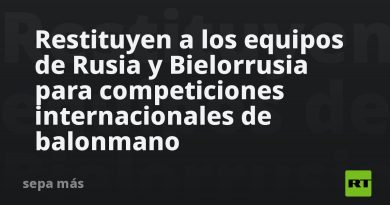 Restituyen a los equipos de Rusia y Bielorrusia para competiciones internacionales de balonmano