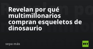 Revelan por qué multimillonarios compran esqueletos de dinosaurio