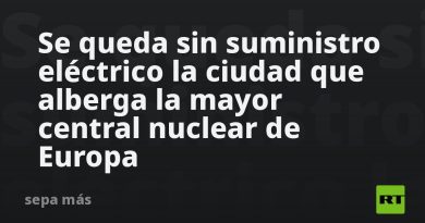 Se queda sin suministro eléctrico la ciudad que alberga la mayor central nuclear de Europa