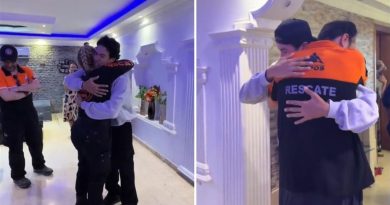 "Son ángeles": Entre lágrimas y abrazos, venezolano agradece a sus rescatistas mexicanos (VIDEO)