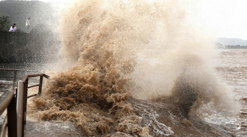 Supertifón Bavi golpea China con fuerza extrema y evacuaciones millonarias (IMÁGENES IMPACTANTES)