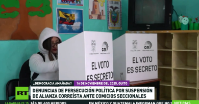Tribunal Electoral de Ecuador suspende a movimiento aliado de la principal fuerza opositora