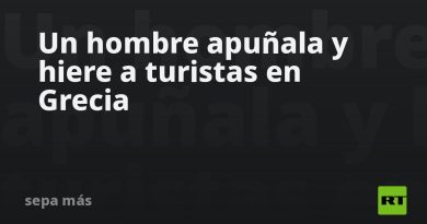 Un hombre apuñala a varias personas en una emblemática zona turística de Grecia