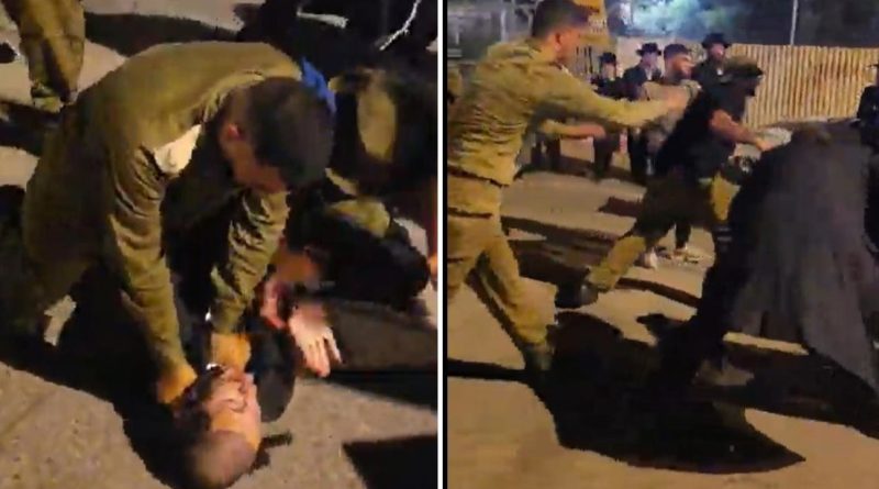 VIDEO: Arresto por evasión militar desata enfrentamientos entre ultraortodoxos y soldados israelíes