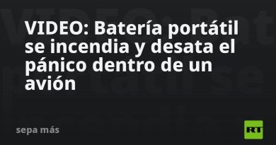 VIDEO: Batería portátil se incendia y desata el pánico dentro de un avión