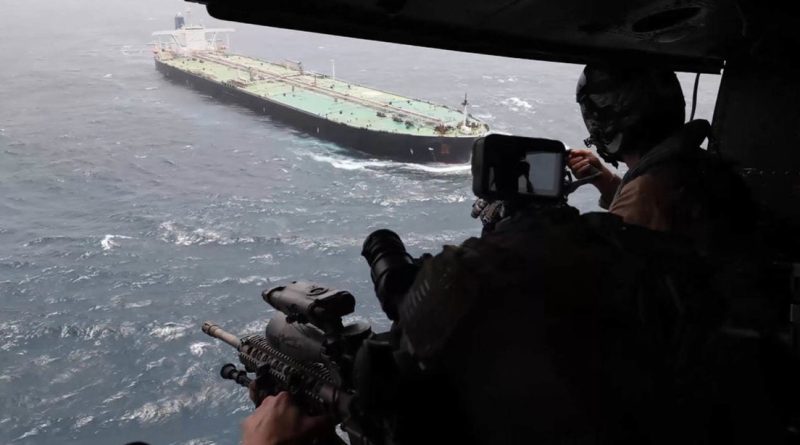 VIDEO: CENTCOM muestra el despliegue militar de EE.UU. en el bloqueo naval a Irán