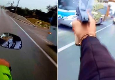 VIDEO: Criminales se graban mientras disparan contra el bus de una banda de cumbia