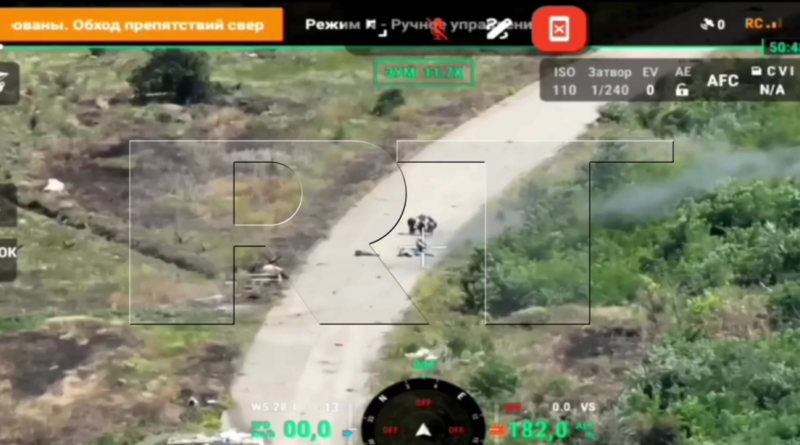 VIDEO: Drones ucranianos atacan a civiles durante la evacuación de una ciudad clave liberada