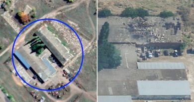 VIDEO: Escondite de drones ucranianos termina en llamas tras un ataque ruso