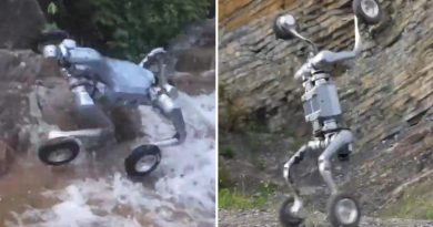 VIDEO: Este robot-atleta chino es capaz de correr por rocas a 30 km/h