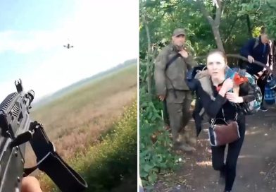 VIDEO: Héroe ruso atrae el fuego de un dron ucraniano hacia sí para salvar a civiles