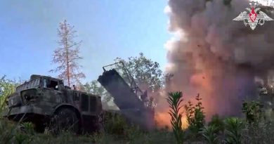 VIDEO: Huracán ruso arrasa una concentración de tropas ucranianas en el frente