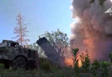 VIDEO: Huracán ruso arrasa una concentración de tropas ucranianas en el frente
