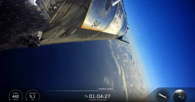 VIDEO: La nave de SpaceX surca el cielo y ameriza con precisión en el Índico