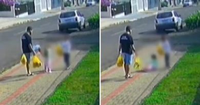 VIDEO: Un hombre patea a su hija de tres años en la cara y termina denunciado