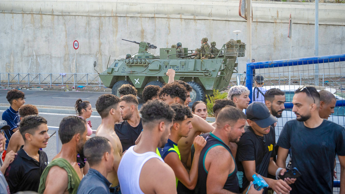 VIDEO revela quién abre el paso a los migrantes irregulares hacia Ceuta