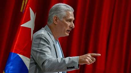 Díaz-Canel: "Vamos contra los muros de la política genocida que asfixia a Cuba"