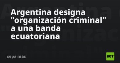 Argentina designa "organización criminal" a una banda ecuatoriana