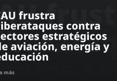 EAU frustra ciberataques contra sectores estratégicos de aviación, energía y educación
