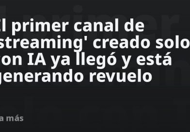 El primer canal de 'streaming' creado solo con IA ya llegó y está generando revuelo
