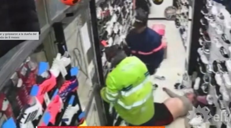 IMÁGENES SENSIBLES: El violento ataque de unos ladrones contra una mujer embarazada