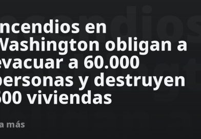 Las espeluznantes cifras de ola de incendios en un estado de EE.UU.