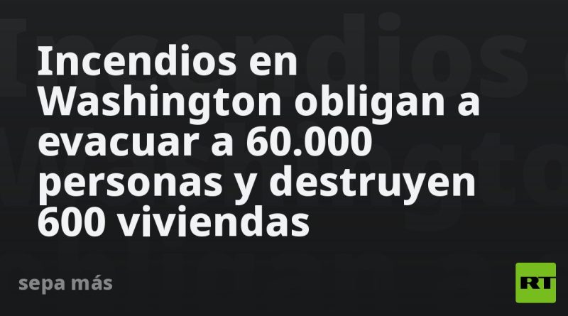 Las espeluznantes cifras de ola de incendios en un estado de EE.UU.