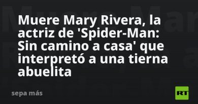 Muere Mary Rivera, la actriz de 'Spider-Man: Sin camino a casa' que interpretó a una tierna abuelita