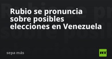 Rubio se pronuncia sobre posibles elecciones en Venezuela